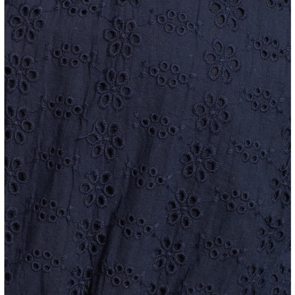 LOST + WANDER Sunday Funday Eyelet Detail Long Sleeve Cotton Minidress M NWT - Picture 10 of 14